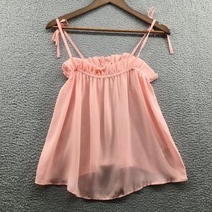 Show‎ Me Your MuMu Ivy Tie Top Pink S